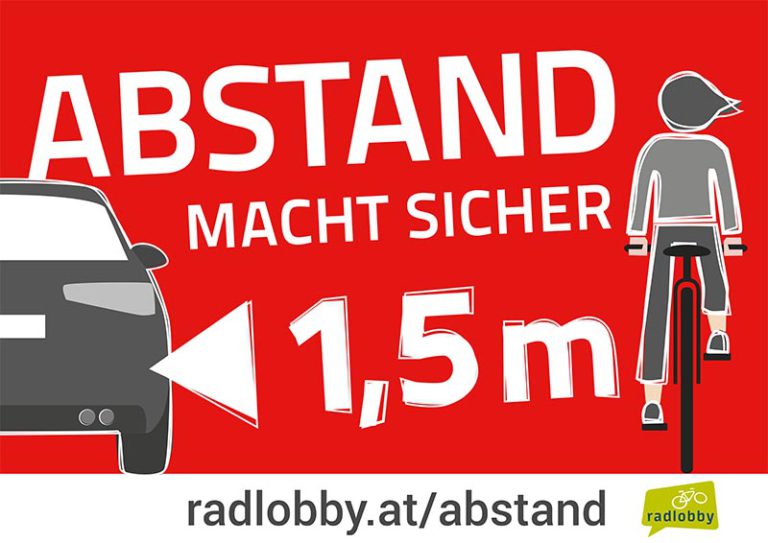 Mindestabstand zu parkenden Autos Critical Mass Bamberg